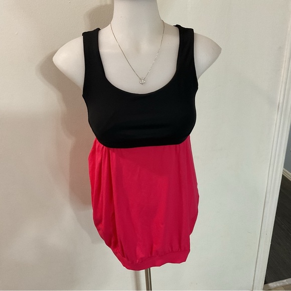 Lululemon Nauveau Pink Black Tank Size 6 - Picture 2 of 9